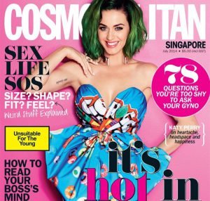 Katy Perry Global Cosmo Cover