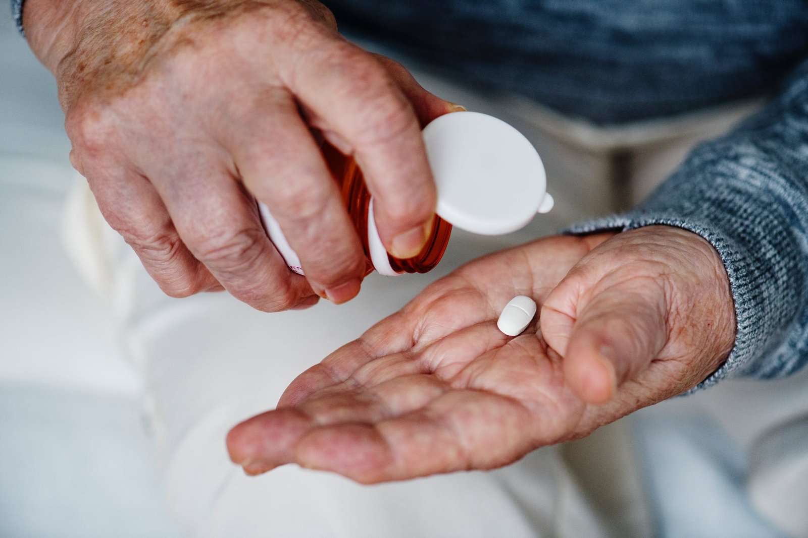 A man taking a Mylan drug