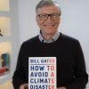 Bill Gates with his book