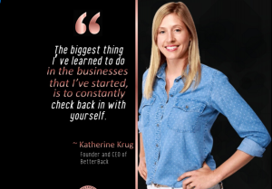 Katherine Krug, founder BetterBack-image from facebook