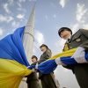 Members of the Honour Guard attend a rising ceremony of Ukraine's biggest national flag to mark the Day of the State Flag, amid Russia's attack on Ukraine, Photo Credit: Reuters