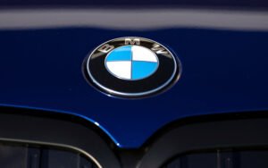 BMW logo is seen on a vehicle at the BMW manufacturing plant in Greer, South Carolina, U.S., October 19, 2022. REUTERS/Bob Strong
