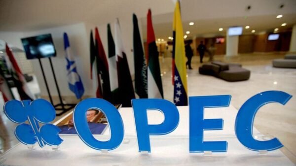 The OPEC logo pictured ahead of an informal meeting between members of the Organization of the Petroleum Exporting Countries (OPEC) in Algiers, Algeria, September 28, 2016. REUTERS/Ramzi Boudina/File Photo