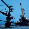 A well head and drilling rig in the Yarakta oilfield, owned by Irkutsk Oil Company (INK), in the Irkutsk region, Russia, March 11, 2019. REUTERS/Vasily Fedosenko/File Photo