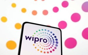 Wipro Ltd logo is seen displayed in this illustration taken, April 10, 2023. REUTERS/Dado Ruvic/Illustration