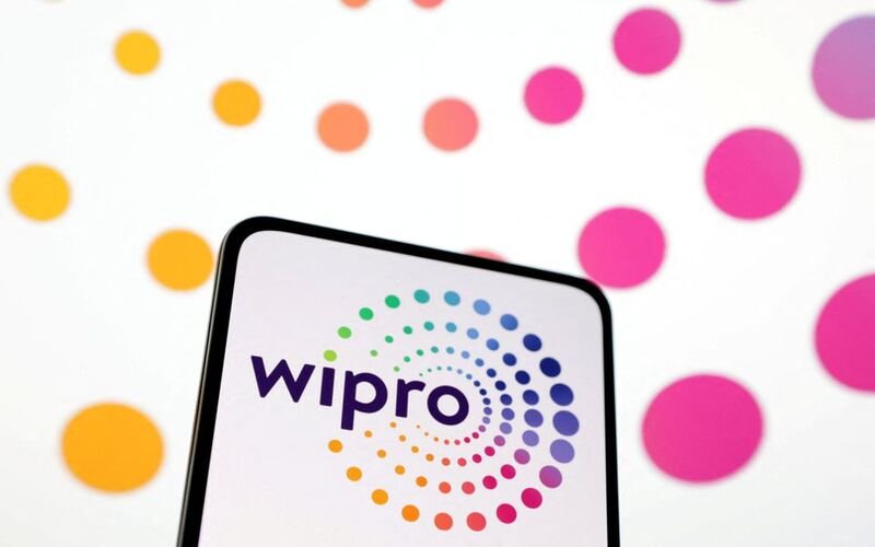 Wipro Ltd logo is seen displayed in this illustration taken, April 10, 2023. REUTERS/Dado Ruvic/Illustration