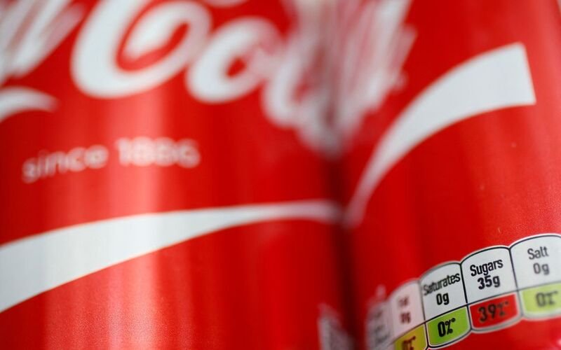 A detail of a can of Coca-Cola is seen in London, Britain March 16, 2016. REUTERS/Stefan Wermuth/File Photo