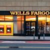 Wells Fargo Bank branch is seen in New York City, U.S., March 17, 2020. REUTERS/Jeenah Moon/File Photo