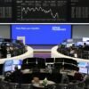 The German share price index DAX graph is pictured at the stock exchange in Frankfurt, Germany, October 30, 2023. REUTERS/Staff