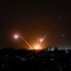 Rockets are fired from Gaza towards Israel, in Gaza October 9, 2023. REUTERS/Mohammed Salem/File Photo