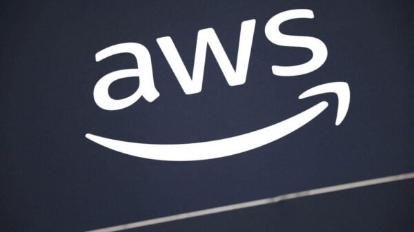 A logo for Amazon Web Services (AWS) is seen at the Collision conference in Toronto, Ontario, Canada June 23, 2022. Picture taken June 23, 2022. REUTERS/Chris Helgren/File Photo