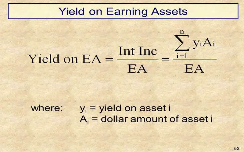 File Photo: Yield on Earning Assets: What it is, How it Works