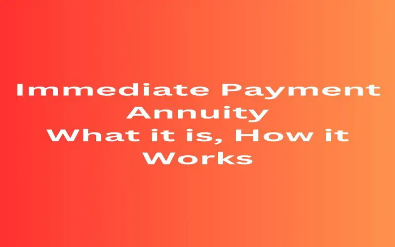 File Photo : Immediate Payment Annuity: What it is, How it Works