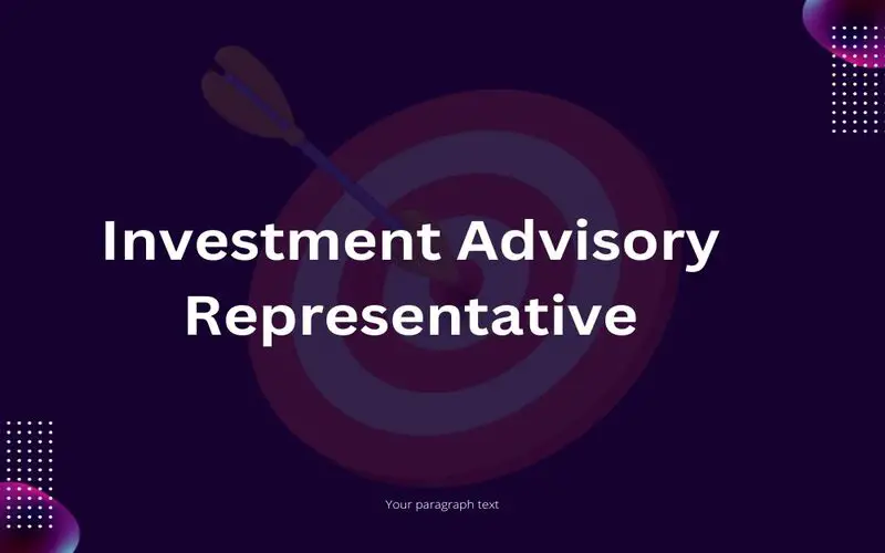 File Photo: Investment Advisory Representative (IAR): Definition and Duties