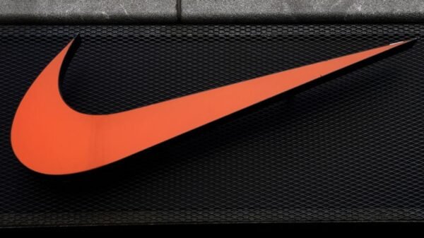The Nike swoosh logo is pictured on a store in New York City, New York, U.S., September 4, 2018. REUTERS/Carlo Allegri/File Photo