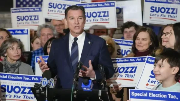Senate seat goes to the Democrats after Suozzi wins in New York.